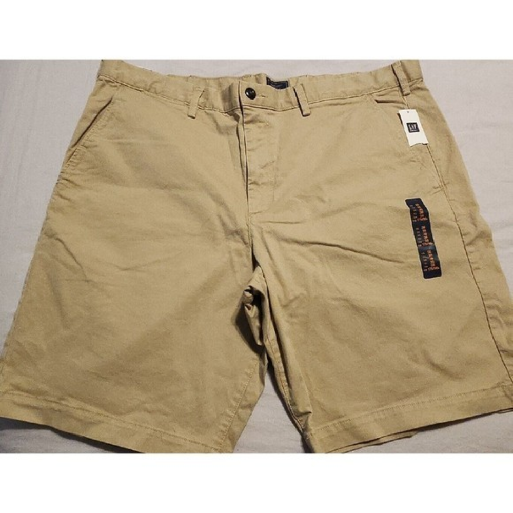 Gap Men's Sz 38 10"‎ Lived In Chino Shorts Khaki
